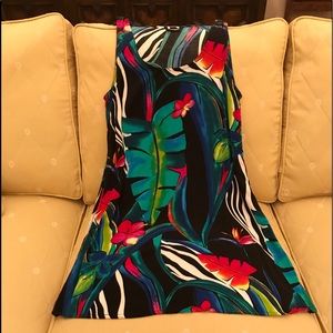 Swimsuit Coverup - Multicolored Floral 👙Size S